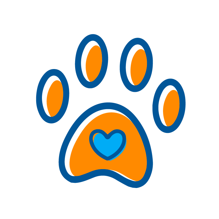Icon of a paw with a heart