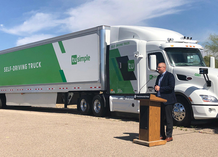 tusimple self-driving truck