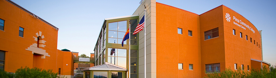 An outside image of Pima's Northwest Campus