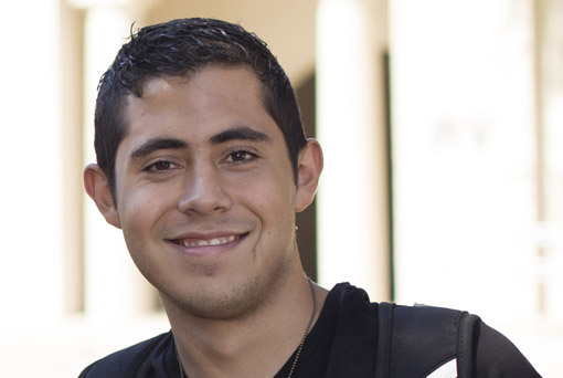 Smiling student at Downtown Campus